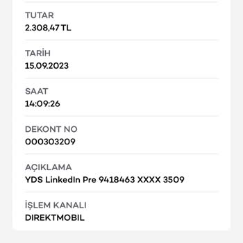 Linkedin Kullanmadığım Hesaptan Premium Ücret Kesmiştir