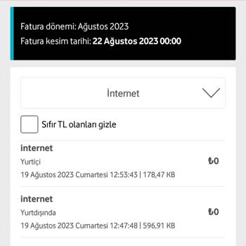 Vodafone Yurt İçinde Olduğum Halde Yurt Dışı Faturası Geldi