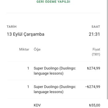 Google Play Geri Ödeme Sorunu