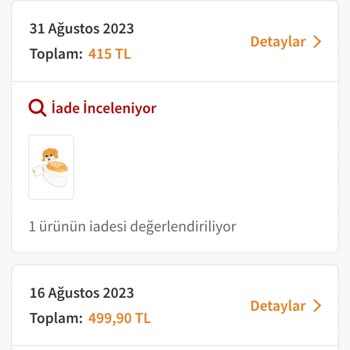Trendyol Ürün İadesini Alamadım