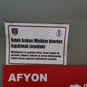 Afyonkarahisar Belediyesi Minibüs Yolcu Almadı