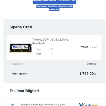 Turkcell Pasaj Kuryenet! Getirmeyen, Ulaşılmayan Kargo Firması