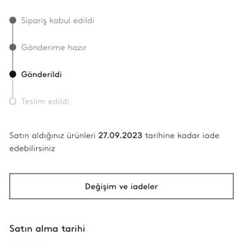 Mango Gönderilmeyen Ama Gönderilmiş Gözüken Ürün