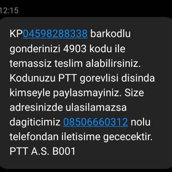 PTT Kargo Yıllardır Değişmeyen 'evde Yokmuşsunuz' Uyanıklığı