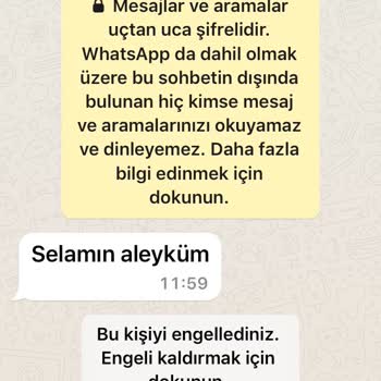 WhatsApp I Yurt Dışı Şüpheli Mesaj
