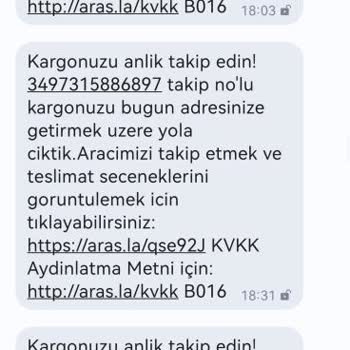 Aras Kargo Kargomu Teslim Etmedi Sözde Kabul Etmemişim