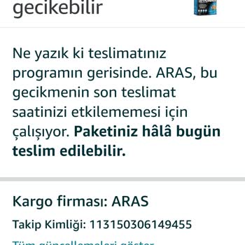 Aras Kargo Kargomu Teslim Etmedi Sözde Kabul Etmemişim