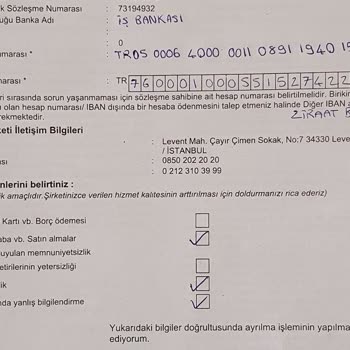 Türkiye Hayat Emeklilik 2 Sözleşme İptali Ve IBAN Numaranız Okunmuyor Komedisi