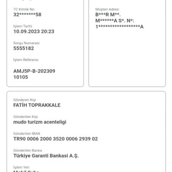 Mudo Turizm Acenteliği Sorumsuzluğu