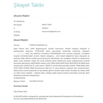 İş Bankası Emekli Promosyonuyla İlgili Sorunlar