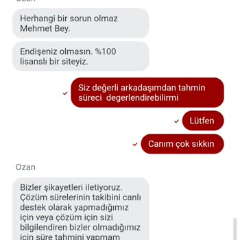 Hovardabet Para Çekme Talebimi Gerçekleştirmediler