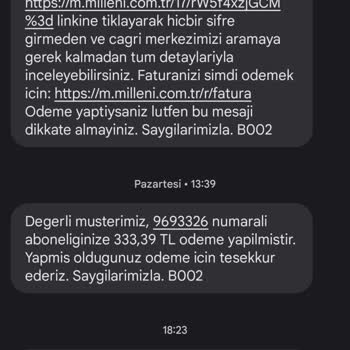 Millenicom Modem Teslim Ettiğim Halde Ücret Talep Ediyor