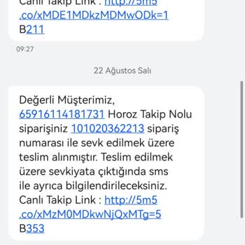 A101 Ve Horoz Lojistik Ürün Teslim Edilmedi