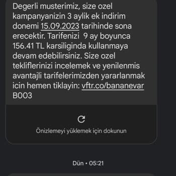 Vodafone Taahhüde Rağmen, Ücret Artacak Denilecek Yeni Kampanya