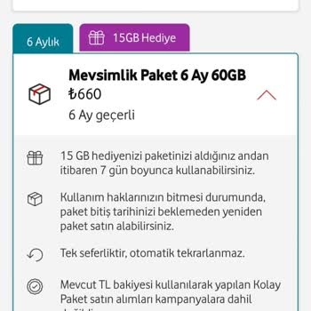 Vodafone Tl Yükleme Hediye İnternetimi Vermedi