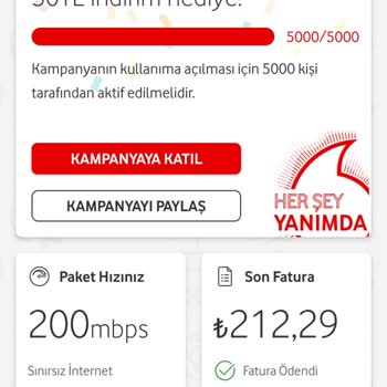 Sözleşmemde Bulunan Vodafone 200MGB İnternet Hızımı Alamıyorum!