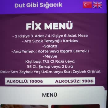 Dut Gibi Sığacık, Menü İçeriğinde İnsanları Yanıltıyorlar.