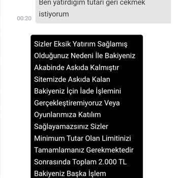 Ultrabet Ödememi Bakiyeye Yansıtmadı