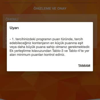 ÖSYM Ek Tercih Yapamıyorum