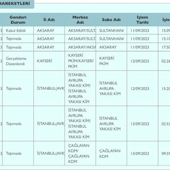 PTT Kargo Kargomu Üç Gündür Bekletiyor