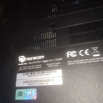 Monster Notebook Batarya Değişim Sorunu