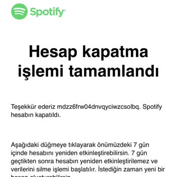 Spotify Ücret İadesi Talebi