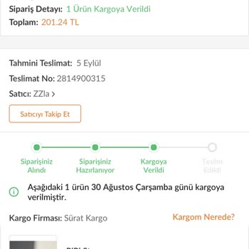 Trendyol Siparişin Bana Ulaşmaması
