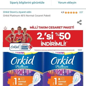 Orkid Çamaşıra Yapışmıyor Bolca Sızdırıyor.!