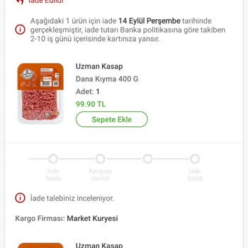 Trendyol Market Alışverişi Migros SKT Problemi