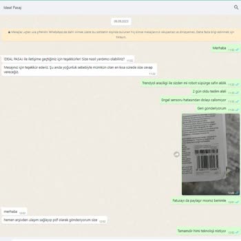 Trendyol İdeal Pasaj Mi Robot Süpürge Ayıplı Ürün Satışı