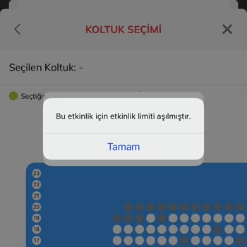 Passolig Bilet Tanımlama Hatası