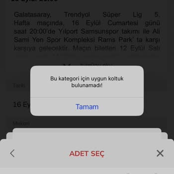 Passolig Bilet Tanımlama Hatası