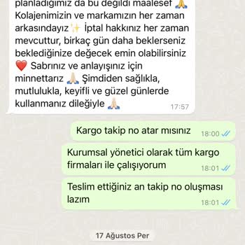 Kiperin Collagen Siparişim 2 Ay Olacak Ortada Değil!
