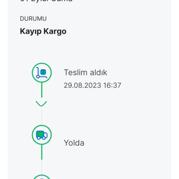 Sendeo Kargo Sipariş Teslim Edilmedi