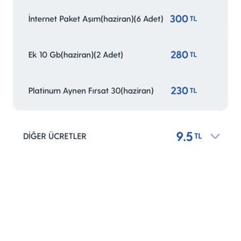Turkcell Almadığım Ve Kullanmadığım Ek 10 GB İnternet Paketleri