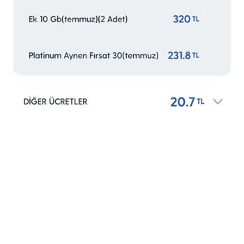 Turkcell Almadığım Ve Kullanmadığım Ek 10 GB İnternet Paketleri