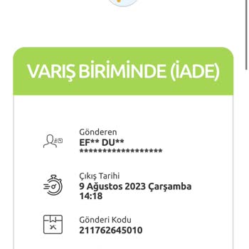 Yurtiçi Kargo İadem Teslim Olmadı