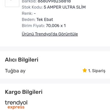 Trendyol Express 1 Desilik Ürüne 6 Desi Yazıp Haksız Kazanç Elde Etme