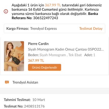 Trendyol Müşteriye Yapılan Haksızlık