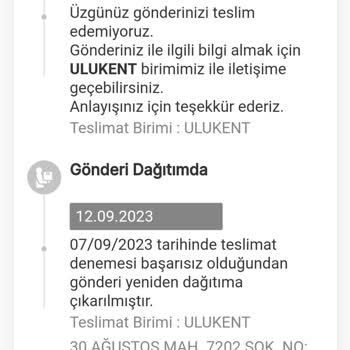 MNG Kargo Ulukent Şubesi Dağıtım Yapmıyor