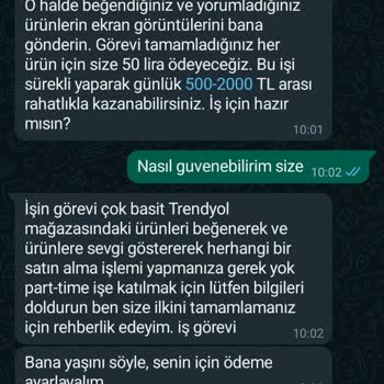 Ekran Görüntüsü İsteyip Para Gönderdiler