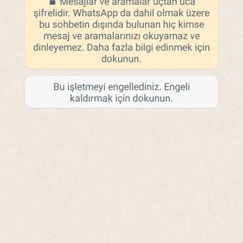 WhatsApp Tanımadığım No'dan Rahatsız Edici Mesaj