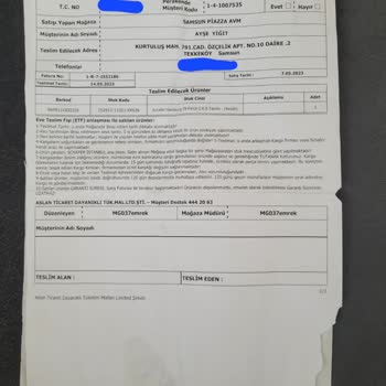 Schafer Eksik Ürün Teslimatı