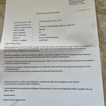 Lescon Marka Ayakkabı Ayağımı Yara Yaptı