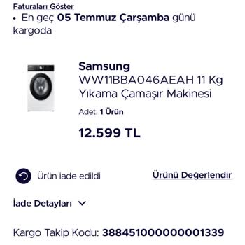 Teknosa.com Para İadesi Sorunu