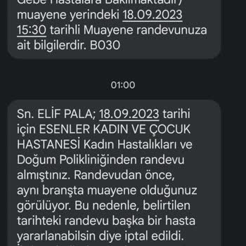 Sağlık Bakanlığı MHRS Den Aldığım Randevunun Kafalara Göre İptal Edilmesi