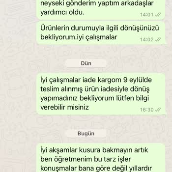 Modamugiyim (Instagram) Para İadesi Yapılmıyor