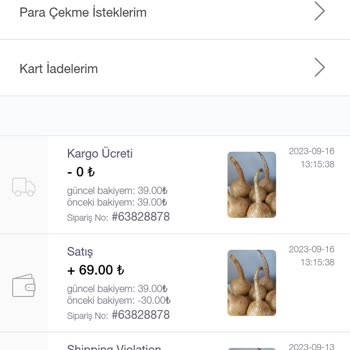 Gardrops Para Kesintisi Shipping Violation