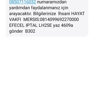 İhsan Derneği Adıma Yapılacak Olan Herhangi Bir Şeyden Sorumlu Değilim