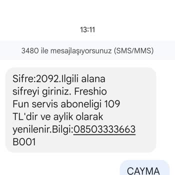 Freshio Fun Ve Türk Telekom'un Çözüm Üretememesi